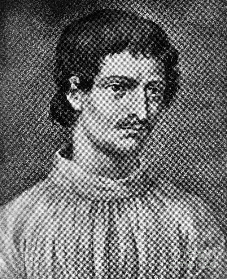 Giordano Bruno, Italian Friar Photograph by Science Source