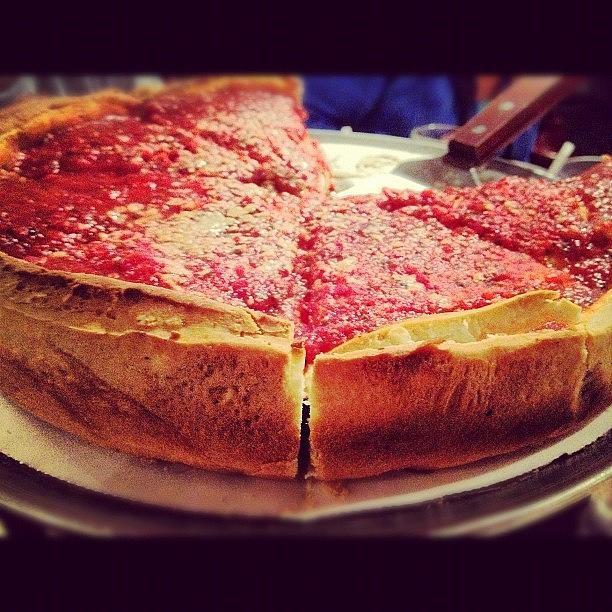 Cheese Photograph - Giordanos Pizza by Jason Antich