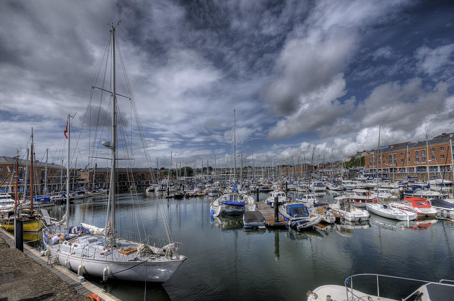 Boat Photograph - Gipsy Moth IV at Milford Haven Marina by Steve Purnell