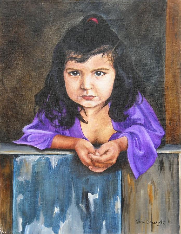 Girl From San Luis Painting by Lori Brackett