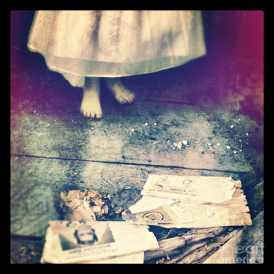 Girl in Abandoned Room Photograph by Jill Battaglia