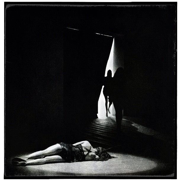 Blackandwhite Photograph - Girl Lying Down 2. #maicamero #igmexico by Miguel Angel Camero