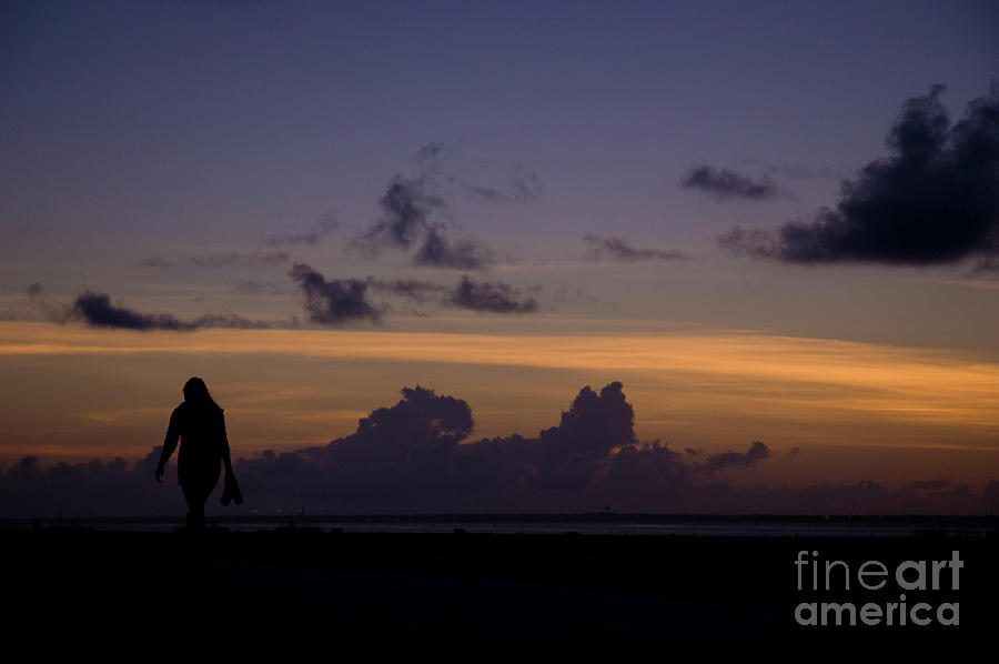 Girl On Beach Photograph by Tim Mulina