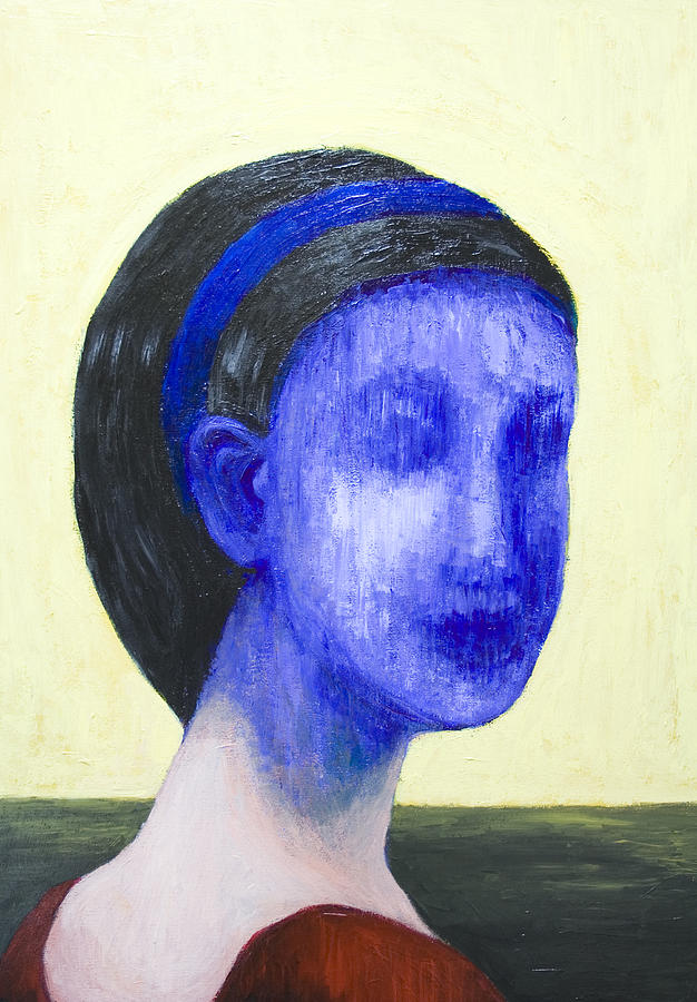 Girl With No Face Painting by Kazuya Akimoto