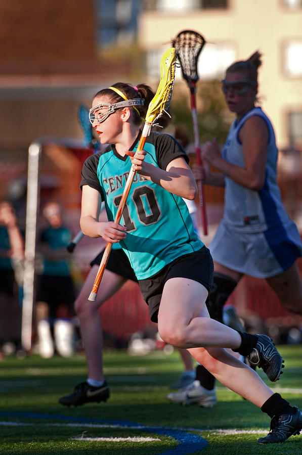 Girls Lacrosse Photograph by Jim Boardman
