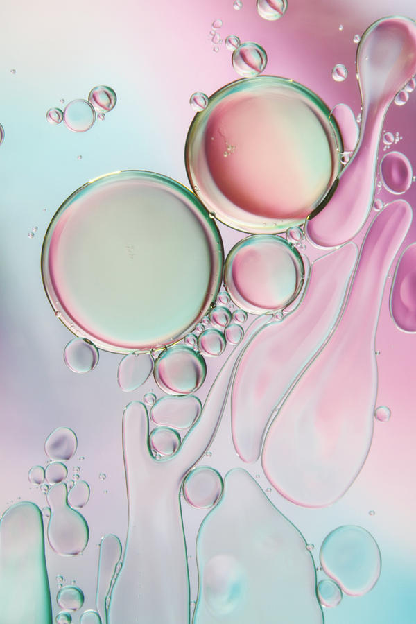 Abstract Photograph - Girly Girly Bubble Abstract by Sharon Johnstone