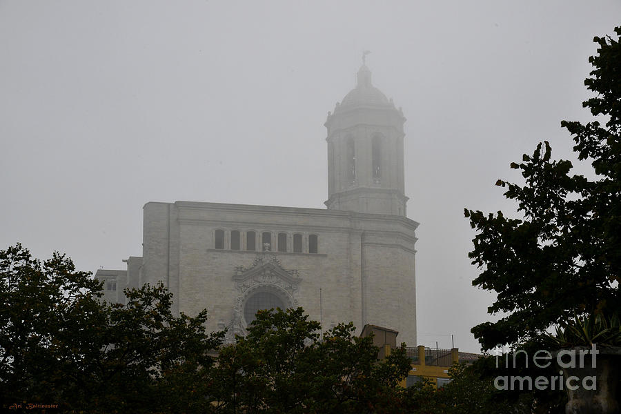 Girona foggy morning 02 Photograph by Arik Baltinester
