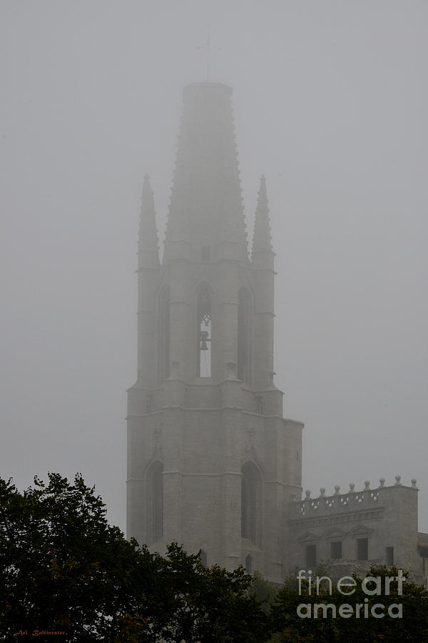 Girona foggy morning Photograph by Arik Baltinester