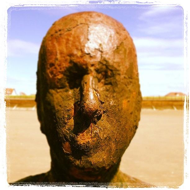 Iron Man Photograph - Give Us A Kiss. #kiss #anotherplace by Conor Duffy