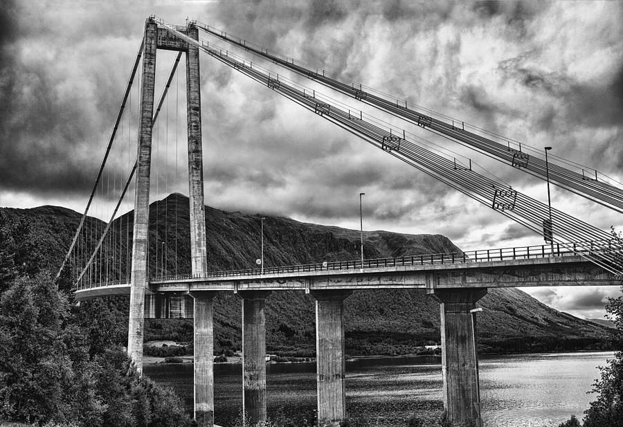 Gjemnessund Bridge Photograph by A A
