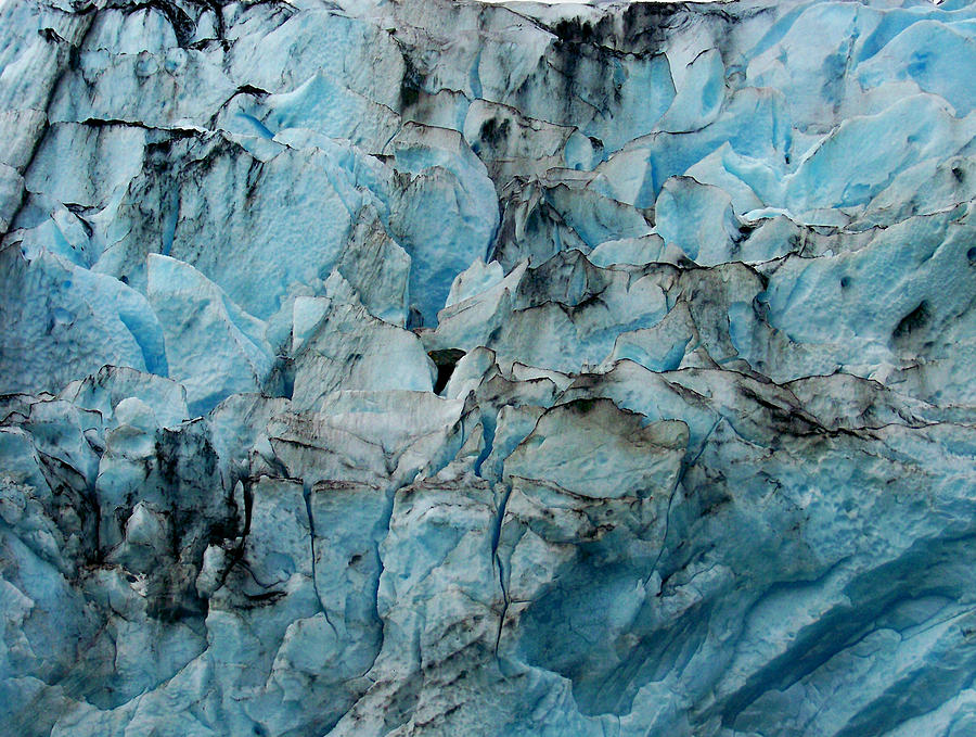 Glacial Abstract Photograph by Judy Wanamaker