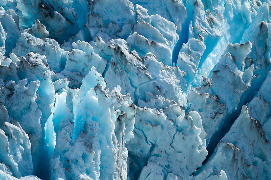 Alaska Photograph - Glacial Fragments by Adam Pender