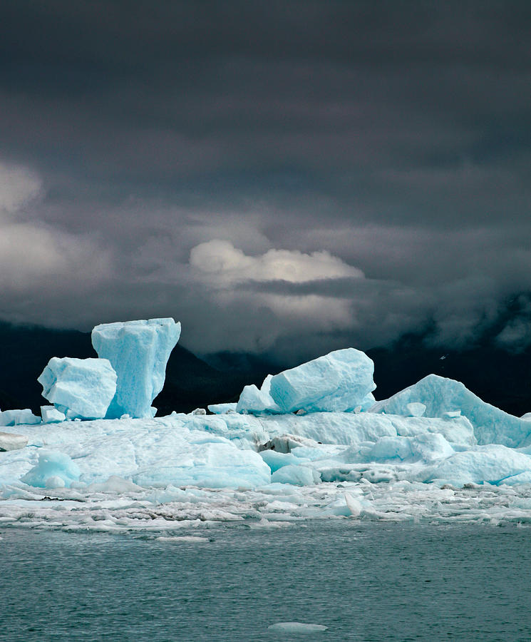 Glacial Ice Photograph by Ronald Lafleur