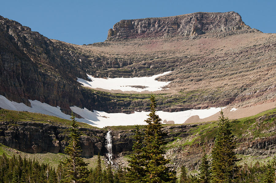 Glacier National Park Waterfall Photograph by Bruce Gourley