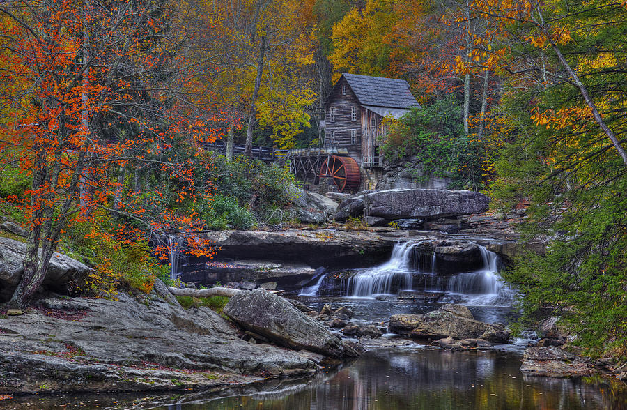 Glade Creek Grist Mill Photograph by Amy Jackson