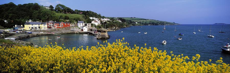 Summer Photograph - Glandore Village & Harbour, Co Cork by The Irish Image Collection 