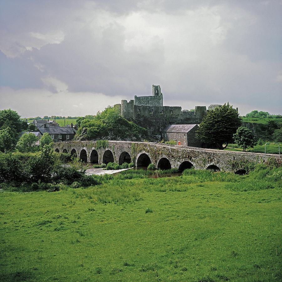 Architecture Photograph - Glanworth Bridge, Funshion River, Co by The Irish Image Collection 