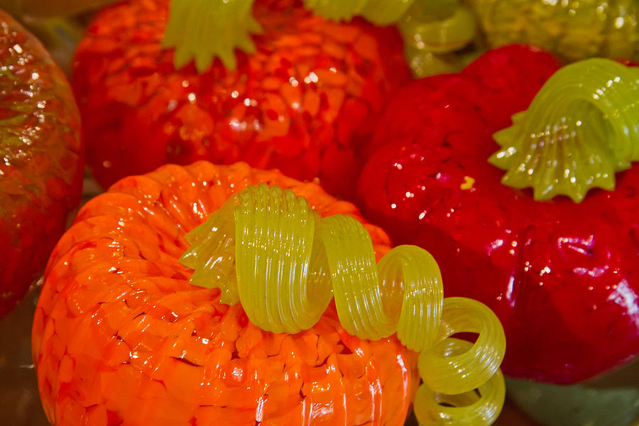 Glass Fruit  Photograph by Roger Mullenhour