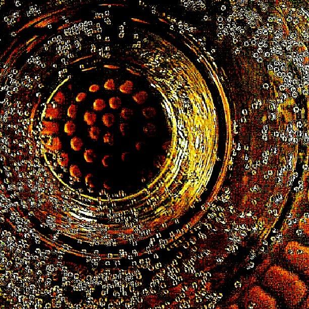 Abstract Photograph - Glass of water by Christi Evans