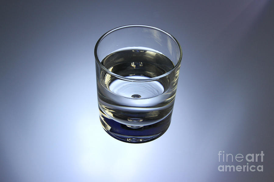 Still Life Photograph - Glass Of Water by Photo Researchers