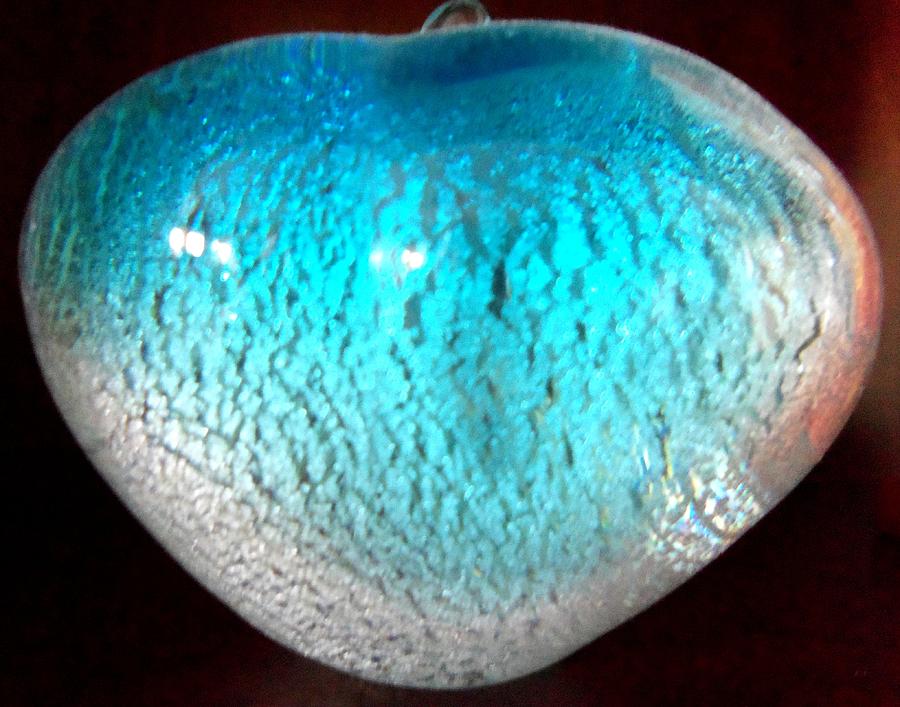 Glass Photograph - Glass Orb Blue by Randall Weidner