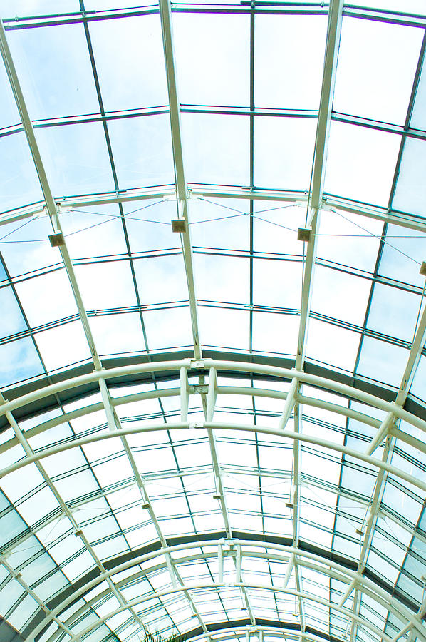 Abstract Photograph - Glass roof by Tom Gowanlock