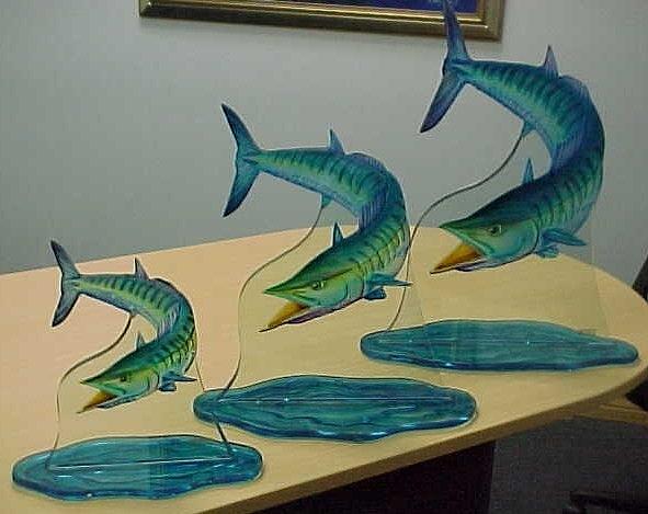 Glass Trophies Glass Art by Carey Chen