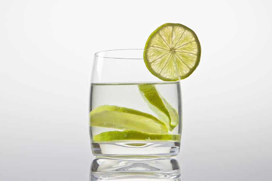 Juice Photograph - Glass With Lemonade by Joana Kruse