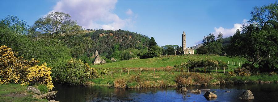 Rural Scene Photograph - Glendalough, Co Wicklow, Ireland Saint by The Irish Image Collection 