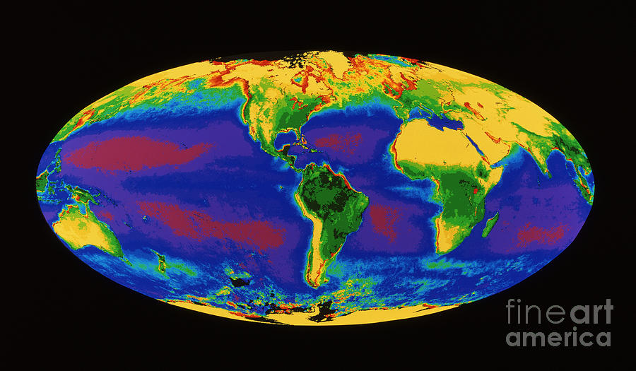 Global Biosphere Photograph by Dr. Gene Feldman, NASA Goddard Space Flight Center