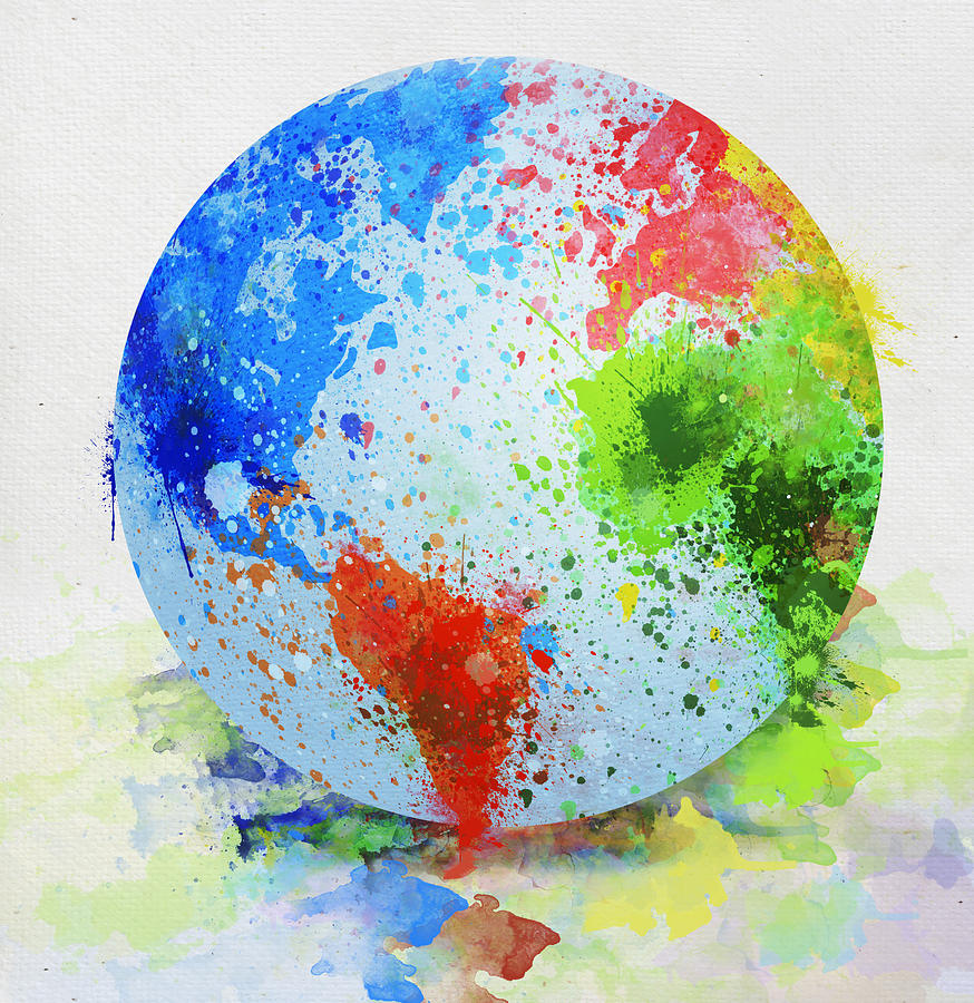 World Globe Art