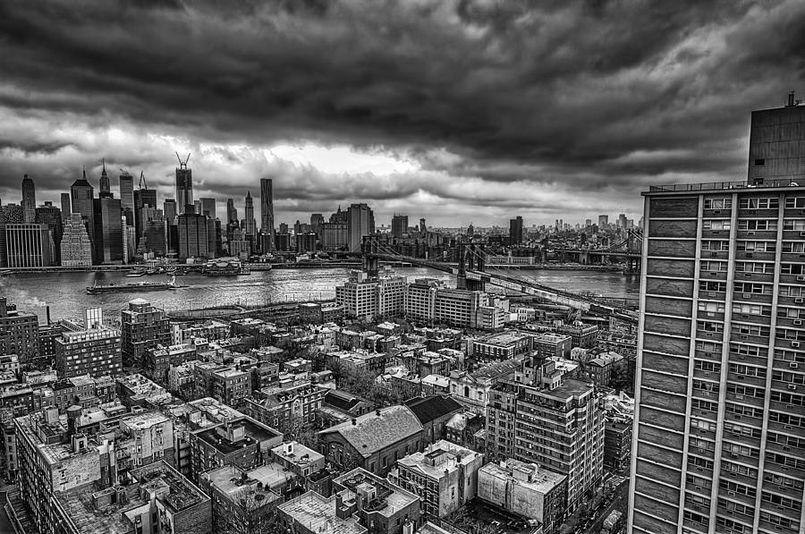 Gloomy New York City Day Photograph by Jose Vazquez