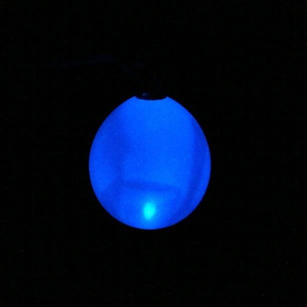 Blue Photograph - Glow In The Dark Balloons!! So Awesome by Jennifer OHarra