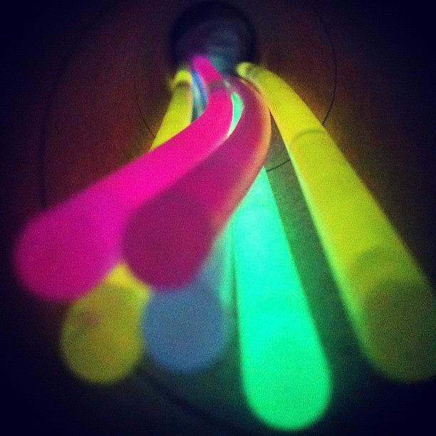 Glow Sticks Photograph by Lex Fanning