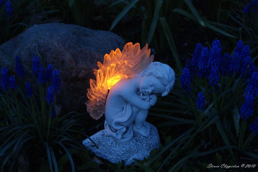 Glowing Angel Photograph by Steven Clipperton