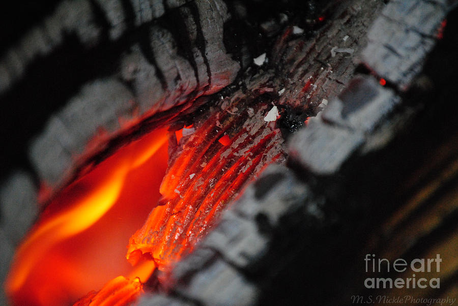 Glowing Embers Photograph By Melissa Nickle | Pixels