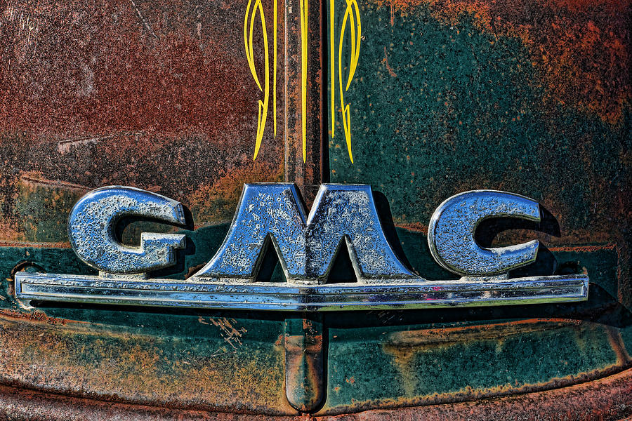 GMC Emblem Photograph by Alan Hutchins