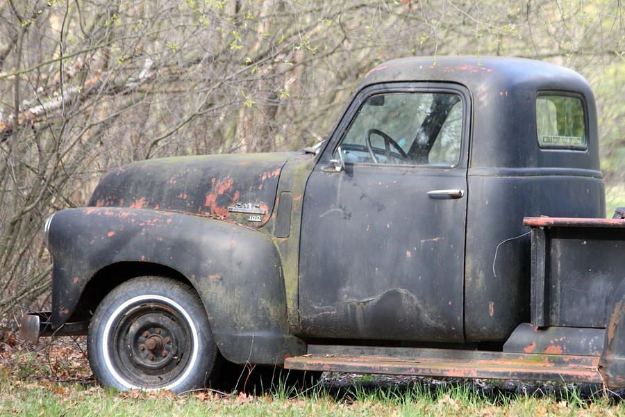 GMC Rusting at Rest Photograph by Mark J Seefeldt