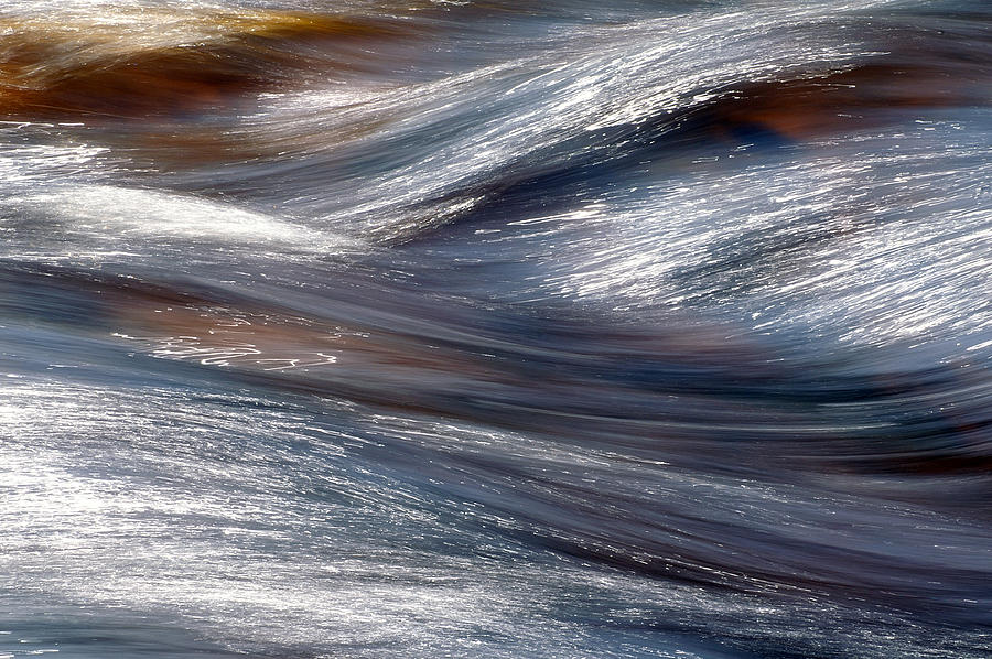 Water Photograph - Go With The Flow by Bill Morgenstern Water Photograph - Go With The Flow by Bill Morgenstern