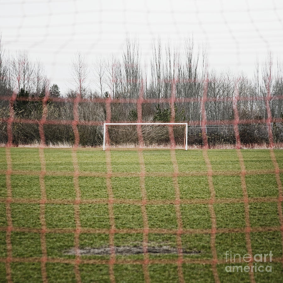 Goal Nets on Soccer Field Photograph by Jetta Productions, Inc
