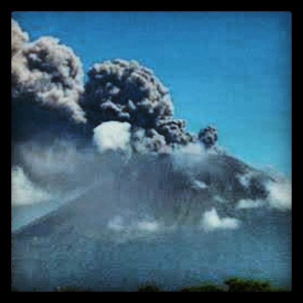 God Calm This Volcano !!nicaraguan San Photograph by Hector Santos