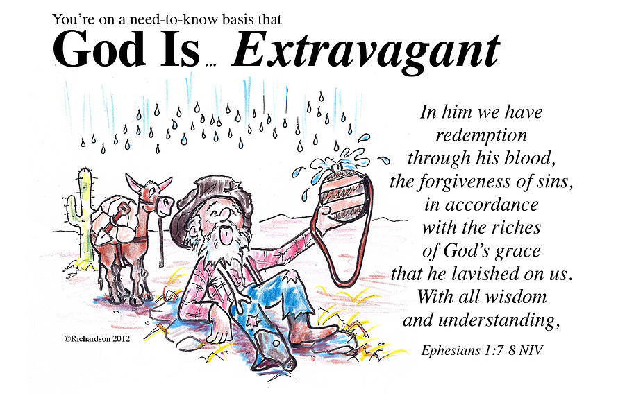 God Is... Extravagant Painting by George Richardson