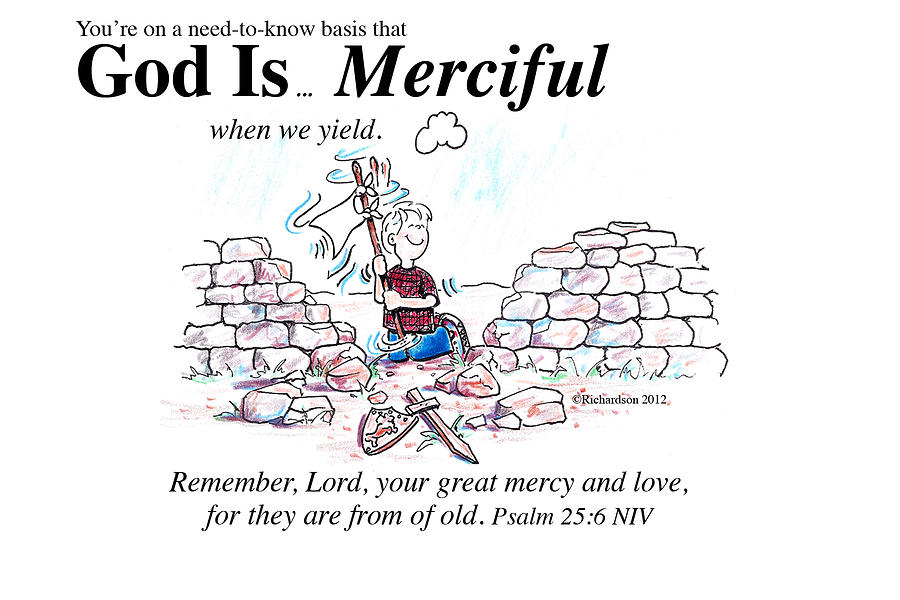 God is Merciful Painting by George Richardson
