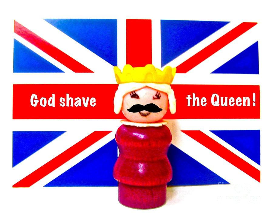 Queen Photograph - God Shave The Queen by Ricky Sencion