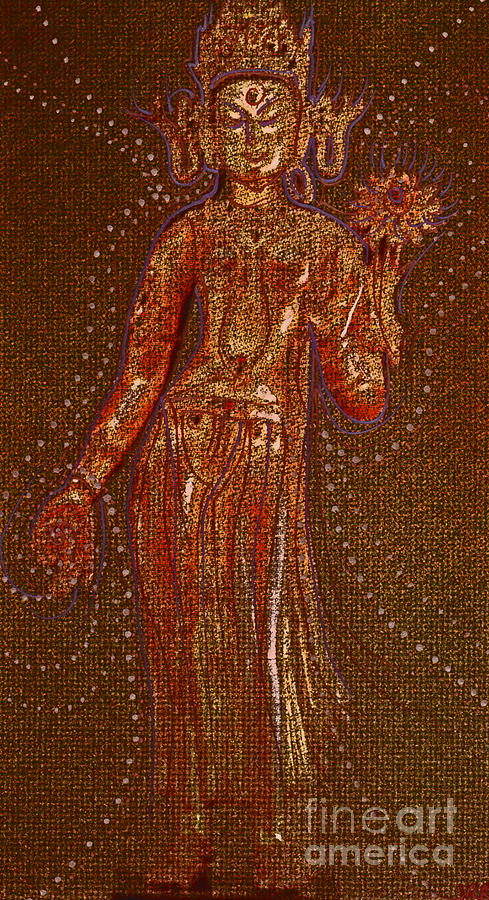 Goddess 1 Drawing by First Star Art