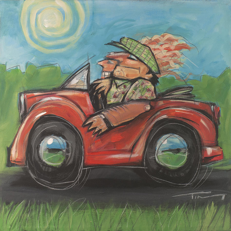 Goin Topless Painting by Tim Nyberg