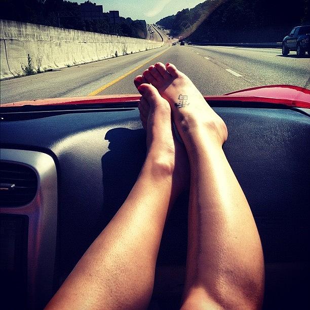 Friday Photograph - Going On A #getaway With My Man #legs by S Smithee