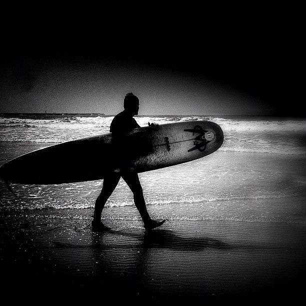 Noir Photograph - Going Surfin by Robbert Ter Weijden