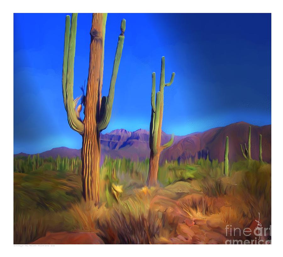 Gold Canyon AZ Digital Art by Bob Salo