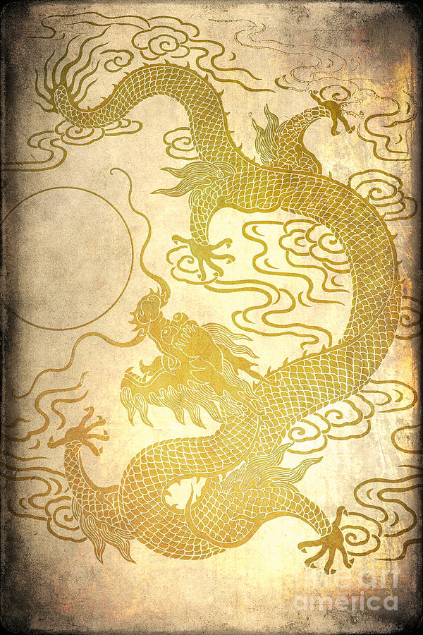 Gold dragon pattern Photograph by Jomphong Polprasart - Fine Art America